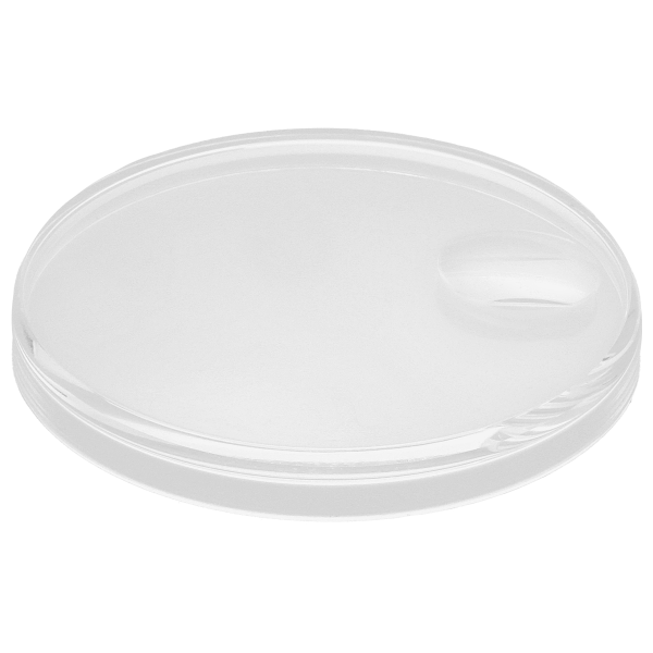 Plastik Glas - mit Lupe (Ø 21,40) *alternativ*