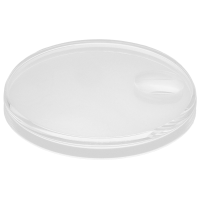 Plastik Glas - mit Lupe (&Oslash; 21,40) *alternativ*