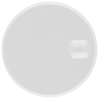 Saphirglas (&Oslash; 29,4 / Dichtung H=2,20 mm) mit Lupe *alternativ*