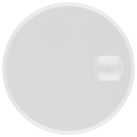 Saphirglas (&Oslash; 30,4 / Dichtung H=2,30 mm) mit Lupe *alternativ*