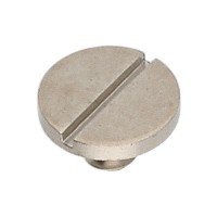 Schraube f&uuml;r Schalthebel, 2 Funktionen (Poliert, Wei&szlig;, Rund, 7750) [901]