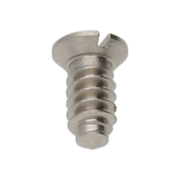 Schraube f&uuml;r Winkelhebelraste (Matt, Wei&szlig;, Flach, 7750) [906]