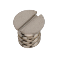 Schraube f&uuml;r Halteplatte f&uuml;r Datumraste (Poliert, Wei&szlig;, Flach, 7750) [905]