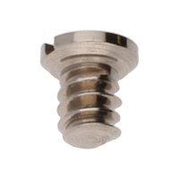 Schraube f&uuml;r Winkelhebelraste (Poliert, Wei&szlig;, Flach, 2892) [900]