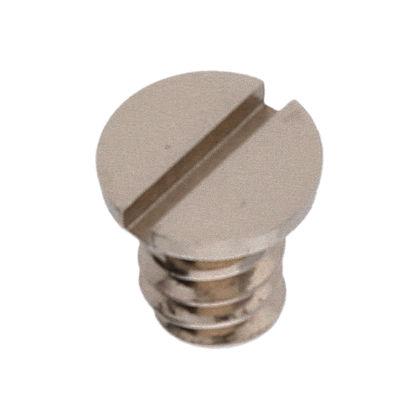 Schraube für Federhausbrücke (Poliert, Weiß, Flach, 2892) [900]