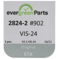 Schraube für Kronrad (Poliert, Blau, Rund, 2824) [902]