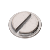 Schraube f&uuml;r Schwungmasse (Poliert, Wei&szlig;, Flach, 2824) [906]