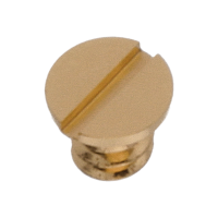 Schraube f&uuml;r R&auml;derwerkbr&uuml;cke (Poliert, Gelb, Flach, 2824) [901]