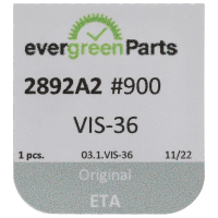 Schraube für Ankerbrücke (Poliert, Schwarz, Flach, 2892) [900]