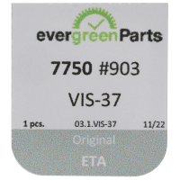 Schraube für Minutenzählrad-Raste (Matt, Weiß, Flach, 7750) [903]