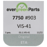 Schraube für Ankerbrücke (Poliert, Schwarz, Rund, 7750) [903]