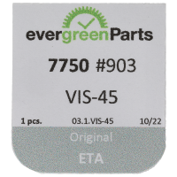 Schraube für Gestell für Automatik (Poliert, Weiß, Rund, 7750) [903]