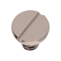 Schraube f&uuml;r Ankerbr&uuml;cke (Poliert, Wei&szlig;, Flach, 7750) [903]