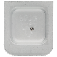 Schraube für Ankerbrücke (Poliert, Weiß, Flach, 7750) [903]