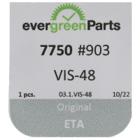 Schraube für Gestell für Automatik (Poliert, Blau, Rund, 7750) [903]