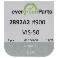 Schraube für Unruhbrücke (Poliert, Schwarz, Rund, 2892) [900]