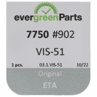 Schraube für Kalenderplatte (Matt, Weiß, Flach, 7750) [902]