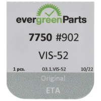 Schraube für Sperrrad (Poliert, Weiß, Flach, 7750) [902]