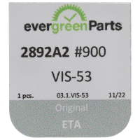 Schraube für Halteplatte für Datumanzeiger (Poliert, Weiß, Flach, 2892) [900]