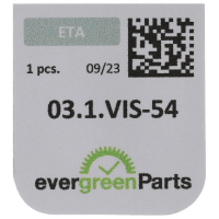 Schraube für Untere Brücke für Automatik (Poliert, Blau, Rund, 2892) [900]