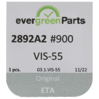 Schraube für Winkelhebelraste (Poliert, Schwarz, Flach, 2892) [900]