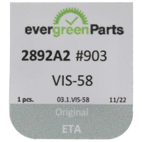 Schraube für Gestell für Automatik (Poliert, Schwarz, Rund, 2892) [903]