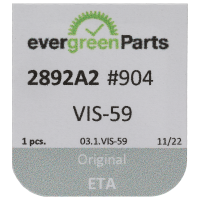 Schraube für Zusatzhalteplättchen für Anzeige (Poliert, Weiß, Flach, 2892) [904]