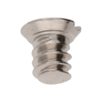 Schraube f&uuml;r Klinkenplatte (Standard, Wei&szlig;, Rund, 2892) [902]