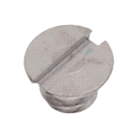 Schraube f&uuml;r Zusatzhaltepl&auml;ttchen f&uuml;r Anzeige (Standard, Wei&szlig;, Rund, 2892) [904]