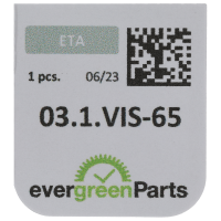Schraube für Winkelhebelraste (Poliert, Blau, Flach, 2892) [900]