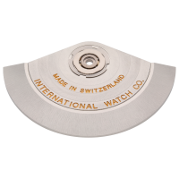 Schwungmasse rhodiniert Genfer Rippe (IWC), inkl. Rotorlager