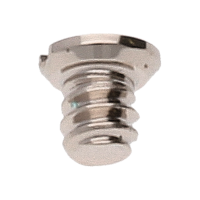 Schraube f&uuml;r R&auml;derwerkbr&uuml;cke (Poliert, Wei&szlig;, Flach, 2824) [901]