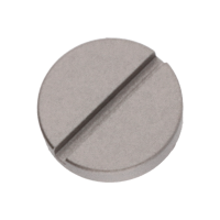 Schraube f&uuml;r Nocken f&uuml;r Chronograph (Matt, Wei&szlig;, Flach, 7750) [901]