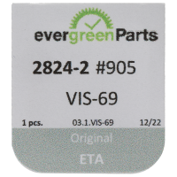 Schraube für untere Brücke für Automatik (Standard, Weiß, Rund, 2824) [905]