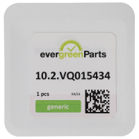 Saphirglas (15,60 mm x 15,00 mm) *alternativ*