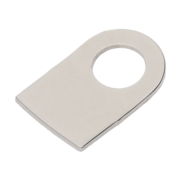 Befestigungsplättchen gebogen, Länge 4.000 mm, Dicke 0.250 mm