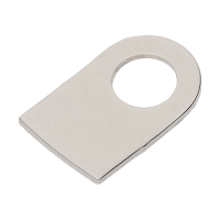 Befestigungspl&auml;ttchen gebogen, L&auml;nge 4.000 mm, Dicke 0.250 mm