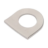 Befestigungspl&auml;ttchen gebogen, L&auml;nge 2.650 mm, Dicke 0.250 mm