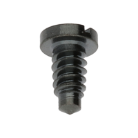 Werkbefestigungsschraube flach poliert schwarz